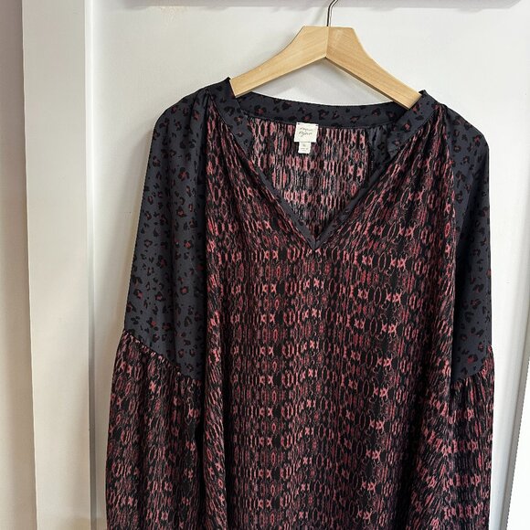 Roan & Ryan Annabelle V Neck Blouse XL - Picture 2 of 7